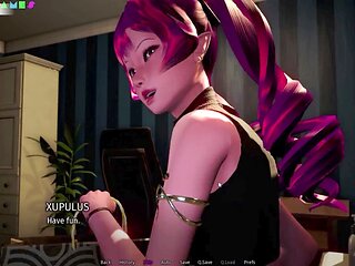 Wet internal release in manga style