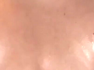 Rubbing My Oily Big Tits with Relaxing Background Music