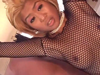 Asian Slut Fucked in Ass and Pussy