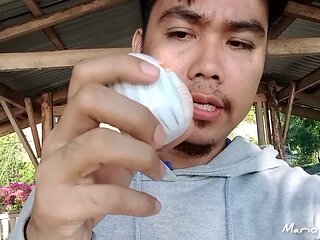 Pinoy, first time masturbation, cumshot