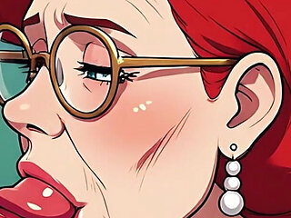 Lois MILF Redheads Sucking Cock (ai)