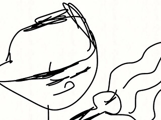 Hentai cartoon tranny gets hit by player