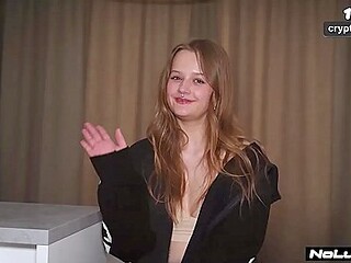Taping Shut Cute Russian Slut