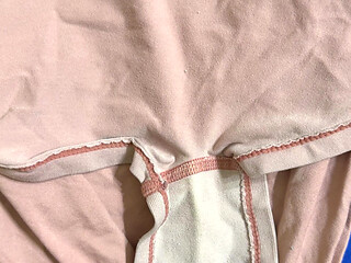 Cum on wife's panties 45
