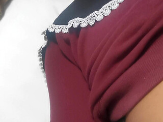 The maid provokes her boss until he can't stand it. Ask for a insertion before going to work.