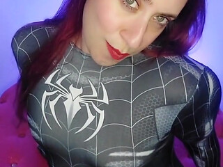 Spider-gauchi Is Back in Action! Do You Want to See What's Under My Super Suit?
