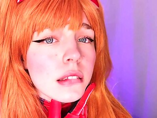 Aqua Ri Explores Asuka Langley Fat Cock Passion