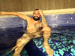 Motel Day with Pool - Loving Dirty Couple Fucking and Laughing