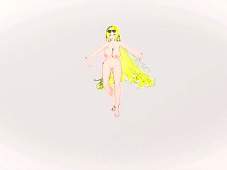 Azur Lane Alsace Hentai Nude Dance Savage Hot Sexy Big Boobs MMD 3D Blonde Hair (CLIP)