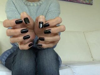 Lady Victoria Valente - Black Sexy Fingernails