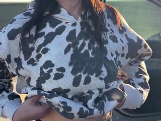 Road Trip Gone Wild Flashing and Fucking Everywhere!