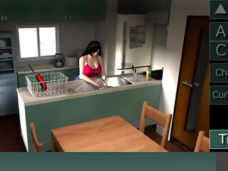 Cheating JAV Housewife Seduces Repairman and Fucks Him While on Phone with Her Husband!!