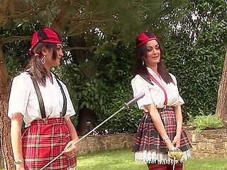 Alice A Fairy Love Tale : 3 Hot Chicks Have Sex With 2 Guys Outdoors