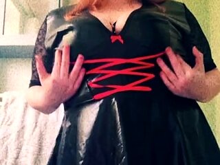 Amateur striptease and Solo masturbation