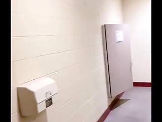 Teen got fingered by a stranger in a public restroom