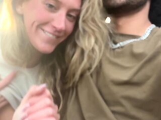 The blonde babe is having some kinky fun with her boyfriend.