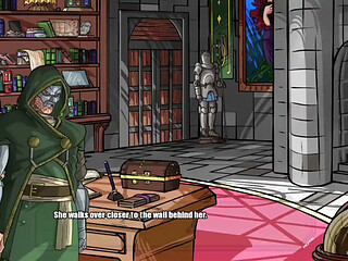 Big boobs and big ass lady strips for her master - doomination gameplay