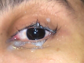 Piss and Throat Fuck with Cum in the Eye