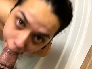 Amateur girlfriend homemade pov blowjob