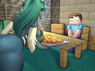 HornyCraft warden chick in a wild Minecraft parody with all the naughty scenes