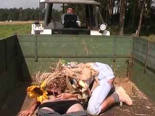 This German Babe Wants to Suck His Cock in Truck