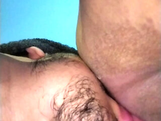 I perform oral sex on my stepfather and he sucks my pussy very well and I really enjoy that he runs his tongue on me.