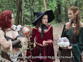 Young beauty shares passionate fantasy adventure