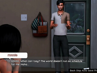 Cartoon GF Ronnie and Meena's steamy 3D scene