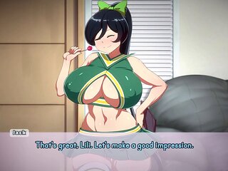 Makima takes on a massive cock during her first casting session on the bed