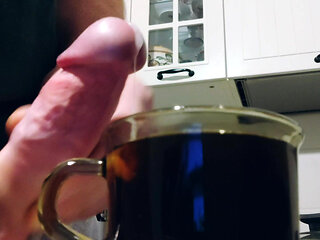 Milking my for cream for a coffee break