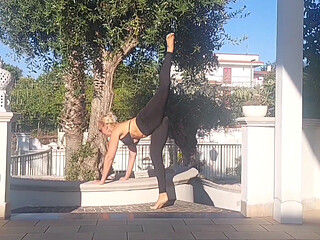 Selena's Outdoor Yoga and Sex