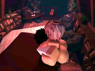 Best Friend Sister lates Me Stay Until I&rsquo_m Warm~ (Roblox porn)