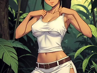 Hentai 2026 !  banana jungle , beautiful student compile .