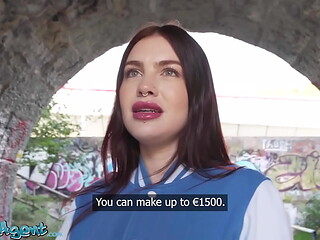 Public Agent Big lips big tits POV blowjob hardcore sex beautiful stranger with perfect body
