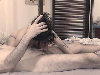 Sloppy Blowjob with Big Cumshot Splattering All Over