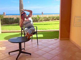 Locked on the Balcony - Desperate Piss in My Jeans