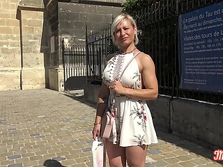 Beautiful MILF gets banged by a young stud in France