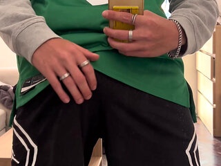 Basketball Bro gets Horny and Shoots a Fat Load