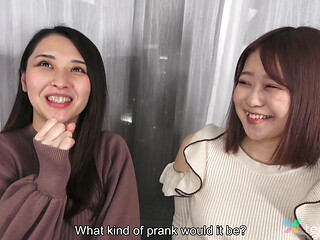 Horny Lounge Girls, Mio Yoshikawa and Asuka Suzumura in a Lesbian Show
