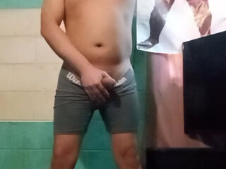 Jesus in boxer pulling his penis chapter 8