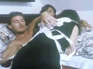 Husband Enjoys Wife and Maid in a Threesome
