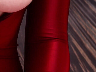 MILF stepmother seduce you in spandex
