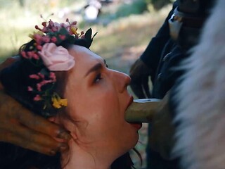 Maddie Wren Monster Fucked - Real Life Hentai Threesome