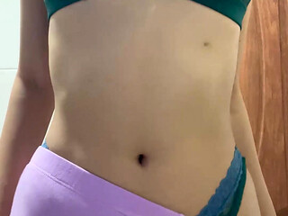 Stepsister Sends Me A Video In Pajamas Masturbating
