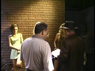 Lucky hunk gets to fuck a hungry blonde and brunette in the bedroom