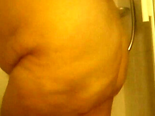 BBW Amateur, 53, Naked Shower and Pissing at the End - Real and Unfiltered