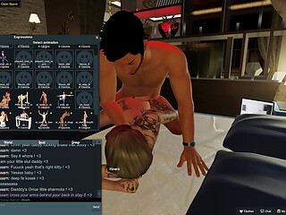 Master Omar'_s kitty bitch fucked hard