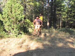 Naked at the campground