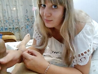 Chubby Girlfriend Interrupted For Sex