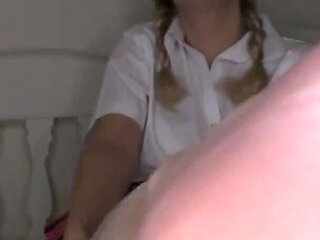 Your bully has you worship her sweaty feet